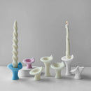 DIY decorative aromatherapy candlestick silicone mold
