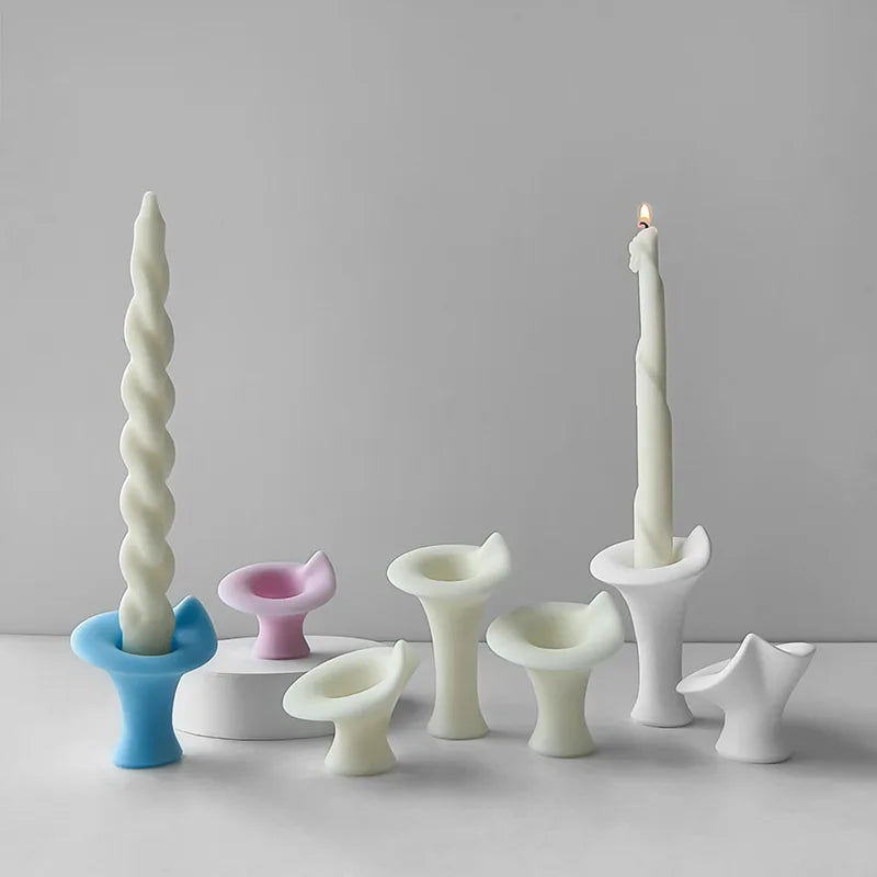 DIY decorative aromatherapy candlestick silicone mold - vue 3 sur 9