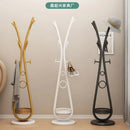 creative wrought iron vertical coat rack for clothes