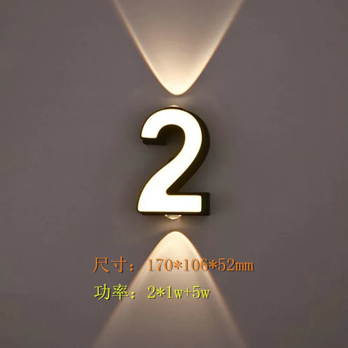 Waterproof outdoor digital LED projection landscape signature lamp - vue 13 sur 15