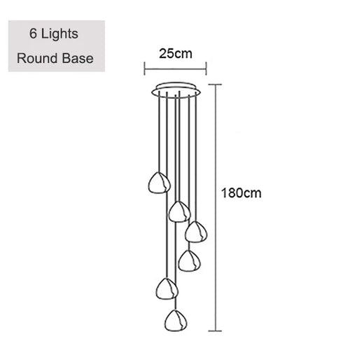 Modern crystal pendant light for stylish illumination - vue 15 sur 15