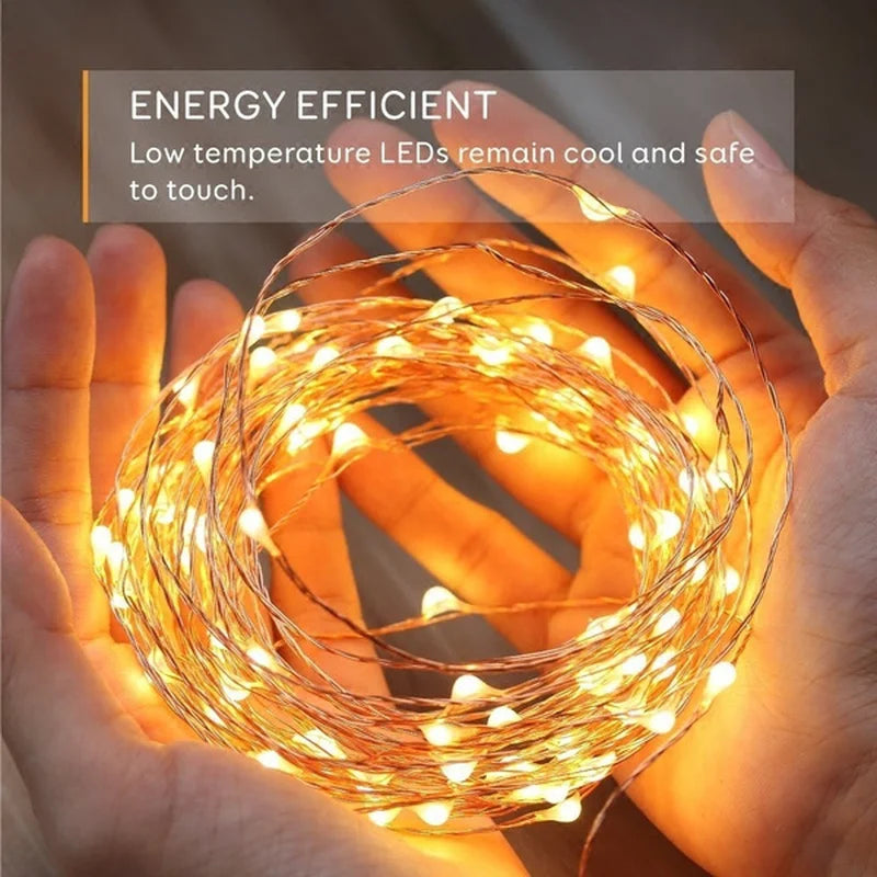 Waterproof LED string lights for party decorations - vue 4 sur 9