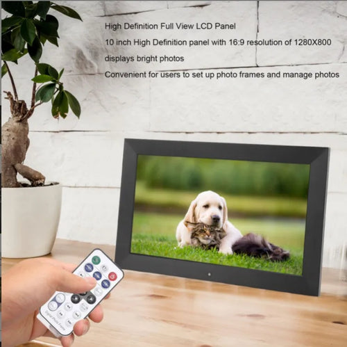 Digital photo frame with music, film and clock - vue 8 sur 8