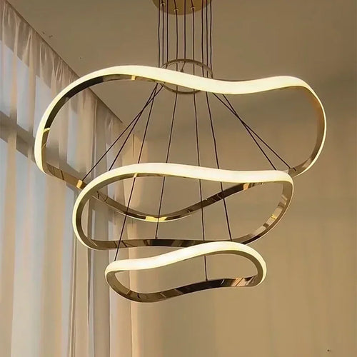 Nordic LED pendant chandelier luxury home decorations - vue 3 sur 9