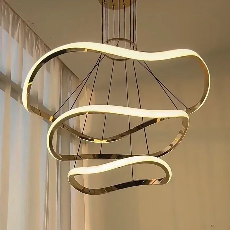 Nordic LED pendant chandelier luxury home decorations - vue 3 sur 9