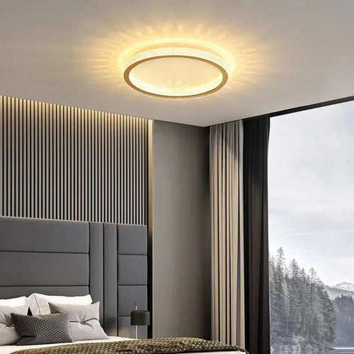 Modern LED ceiling light for elegant and bright interior decor - vue 3 sur 12