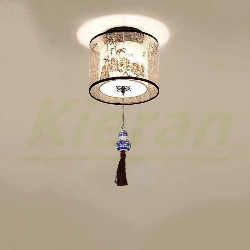Modern lotus bird LED ceiling light for hotel decoration - vue 21 sur 30