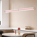 Art deco style chandelier with ring, adjustable cable pendant light