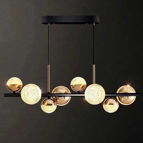 Modern pendant chandelier indoor lighting - vue 6 sur 8