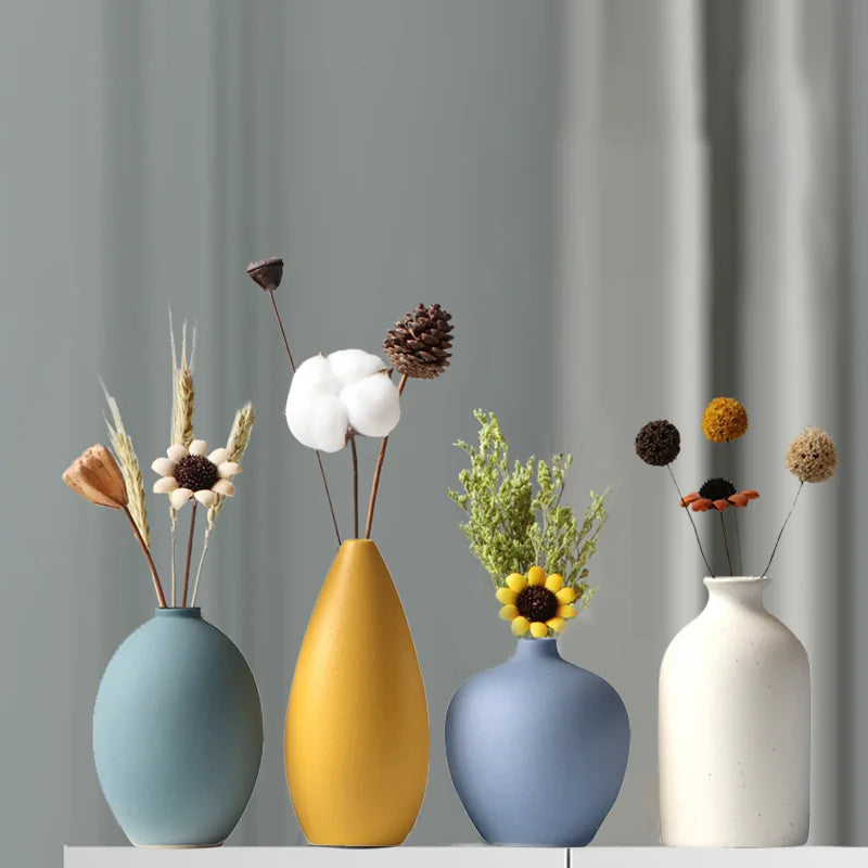 ceramic vase for dried flowers creative nordic decoration