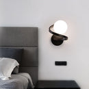 Modern glass LED wall light for loft and mirror front