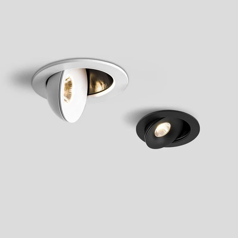 360° rotatable circular LED ceiling light cob indoor lighting