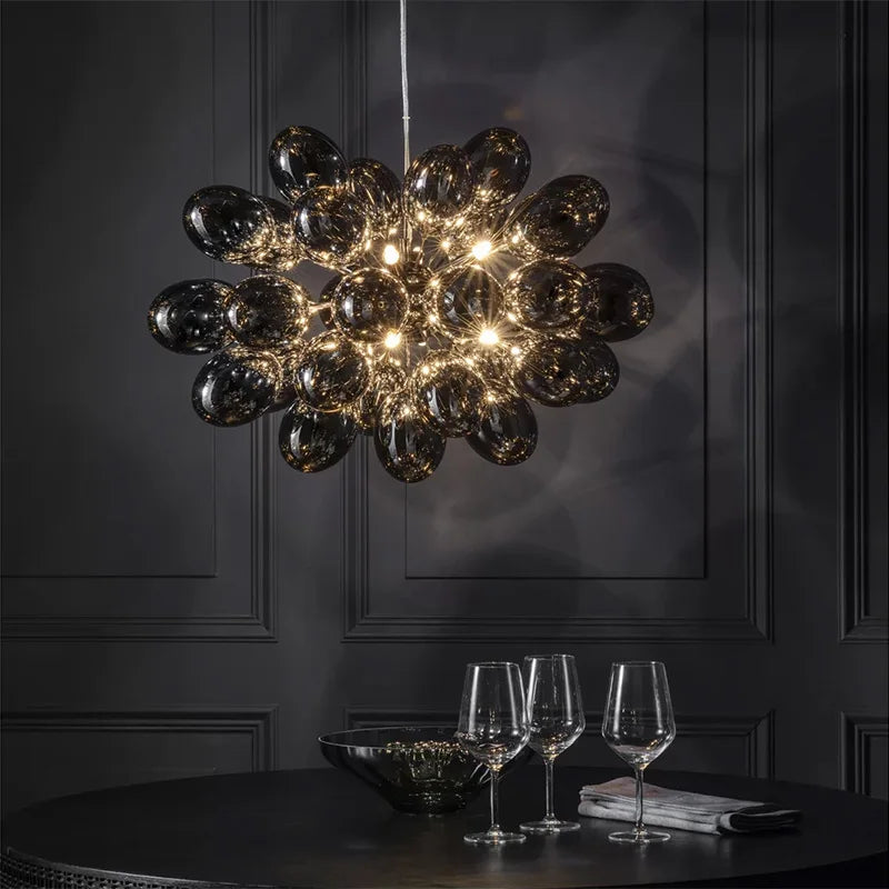 Modern nordic luxury glass chandelier pendant light