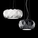 Modern glass pendant light with diamond cut for interior decoration