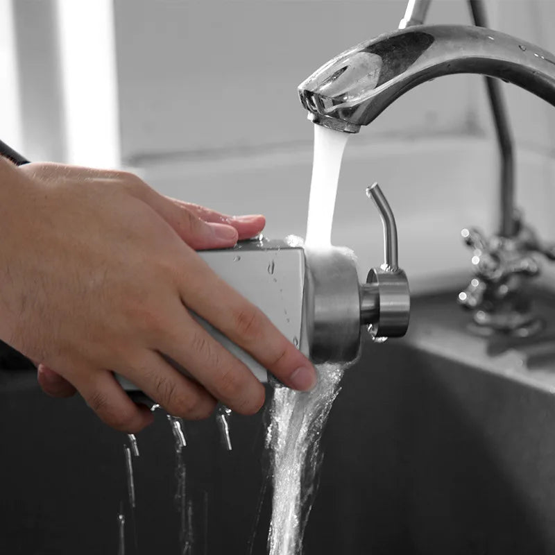 304 stainless steel foaming soap dispenser - vue 3 sur 7