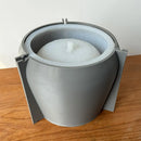 Decorative nordic concrete planter silicone mould
