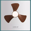 Modern ceiling light with integrated fan for contemporary interiors