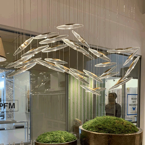 Luxury crystal chandelier for modern hotel and villa - vue 7 sur 6