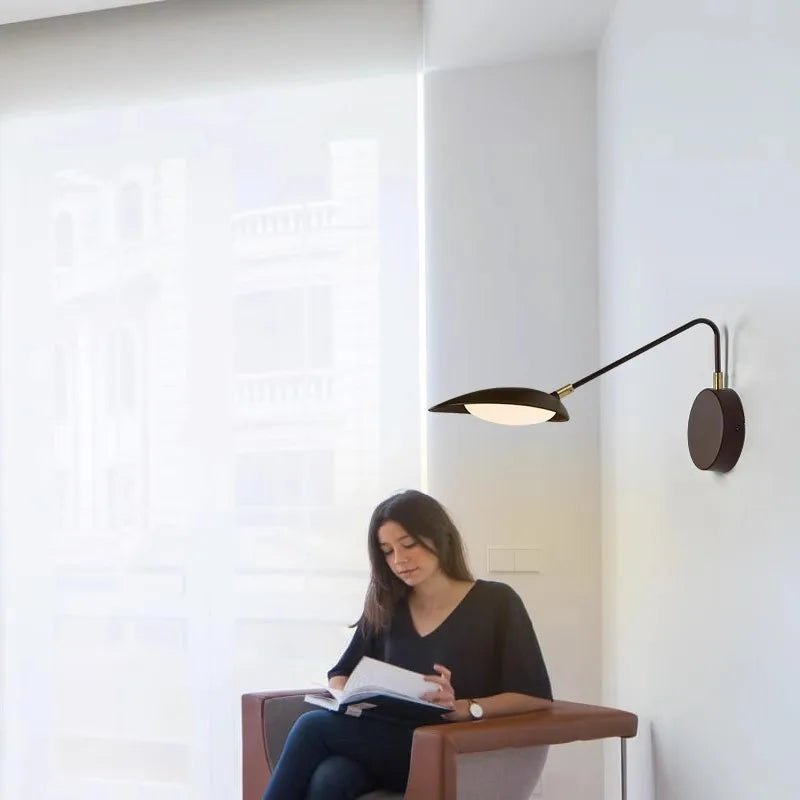 Modern swivel wall light for minimalist interiors