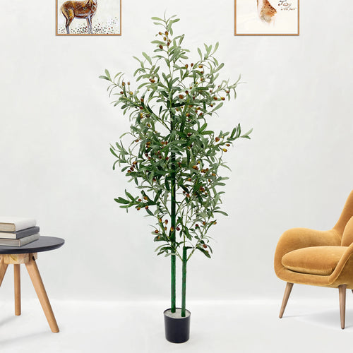 Artificial potted plant for modern interior decoration - vue 7 sur 12