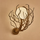 Retro decorative LED tree branch pendant chandelier