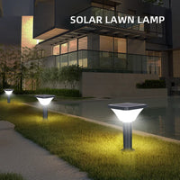Modern solar lamps for eco-friendly garden decoration