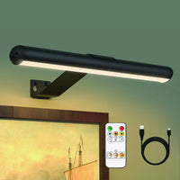 Rechargeable LED wall light for paintings and dartboard