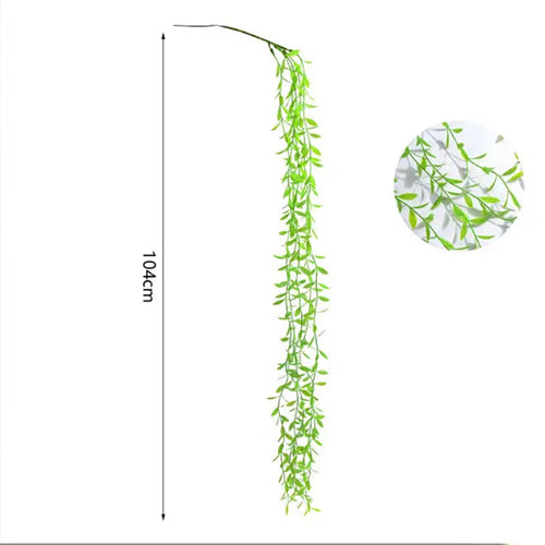 Hanging artificial rattan plants for indoor and outdoor decoration - vue 28 sur 29