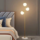 Modern glass floor lamps LED round spheres minimalist standing lighting E27