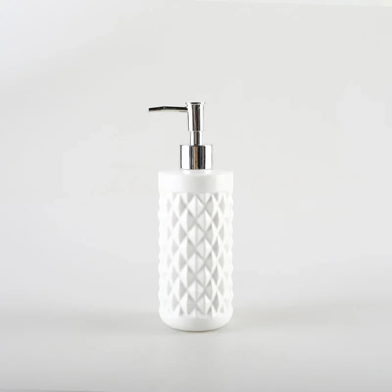 elegant design ceramic disinfectant and soap dispenser - vue 5 sur 6