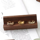 vintage wooden ring display for jewelry