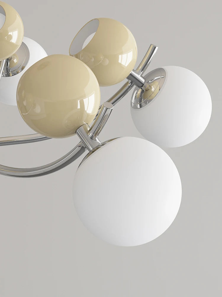Creative LED chandelier for modern children's room decor - vue 6 sur 12