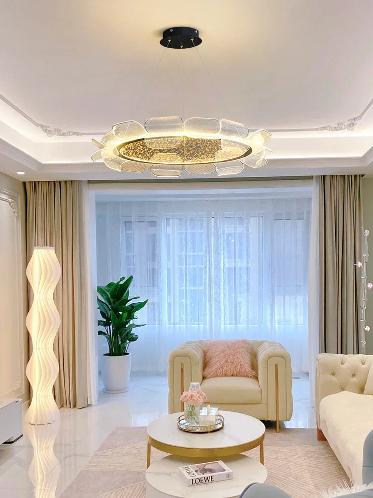 suspension en acrylique design moderne pour intérieur élégant et romantique - vue 4 sur 9