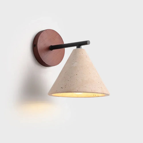 Classic natural stone wall light for interior decoration - vue 3 sur 7