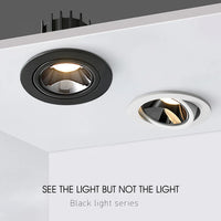 Dimmable anti-glare recessed LED spot light for indoor lighting