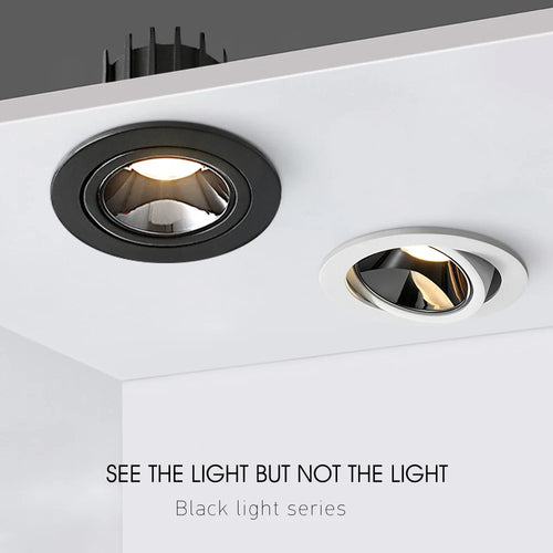 Dimmable anti-glare recessed LED spot light for indoor lighting
