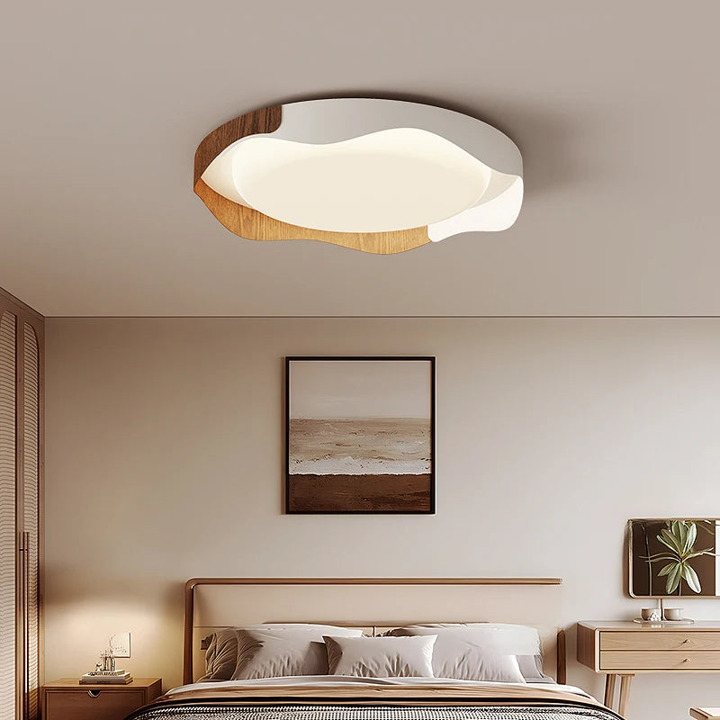 American retro wabi-sabi ceiling light high-end creative - vue 5 sur 12