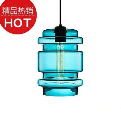 Modern transparent glass pendant chandelier with elegant design - vue 24 sur 28