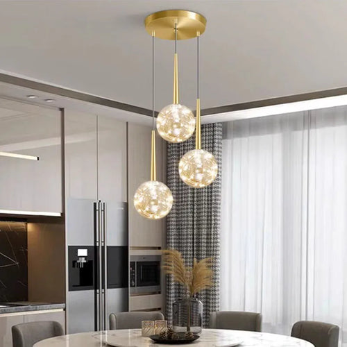 Nordic chandelier pendant indoor lighting home decor - vue 6 sur 10