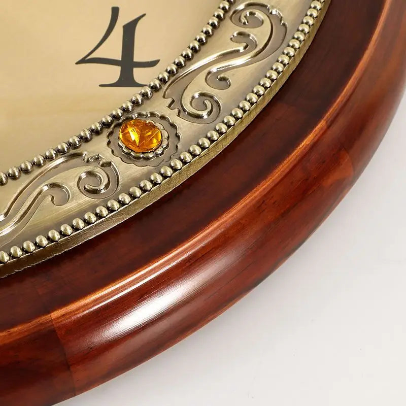 3d design retro silent wall clock for modern decoration - vue 6 sur 13