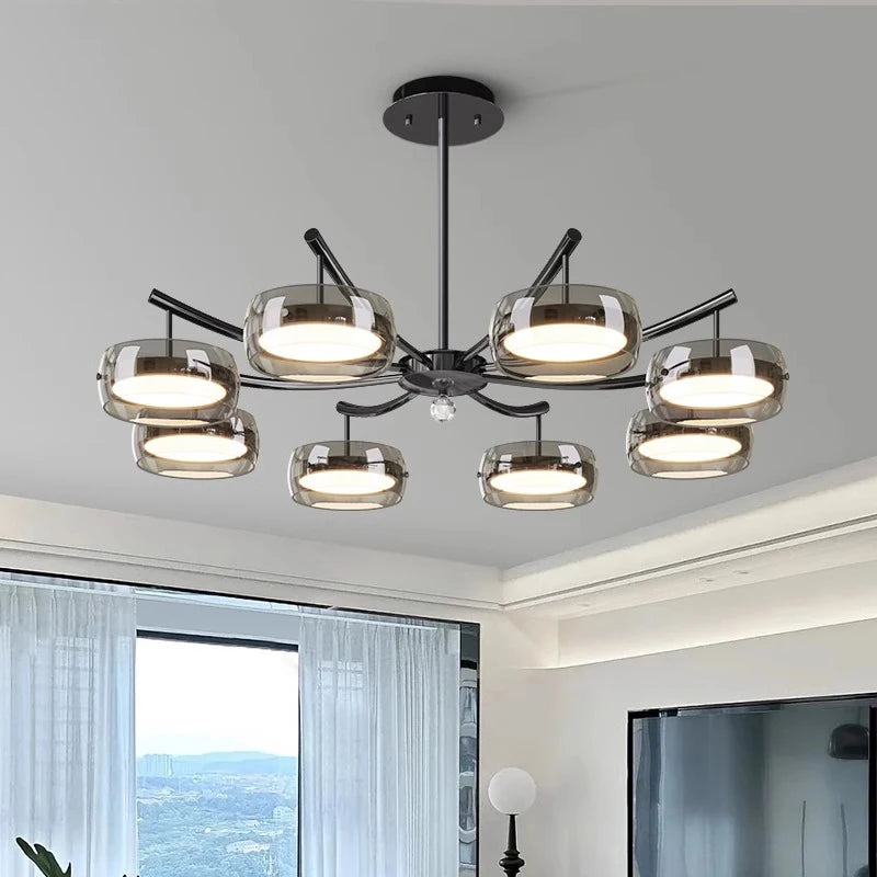 Decorative pendant chandelier for indoor living room lighting