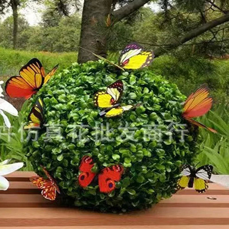 Artificial boxwood decorative ball for garden, wedding and balcony - vue 9 sur 10