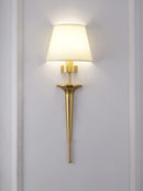 Classic copper LED wall light for home decor