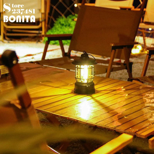 lampe de camping rechargeable étanche 7 couleurs d'éclairage variable - vue 3 sur 14