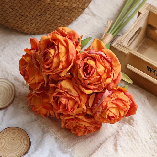 Artificial rose bouquet for decoration and photography - vue 14 sur 13