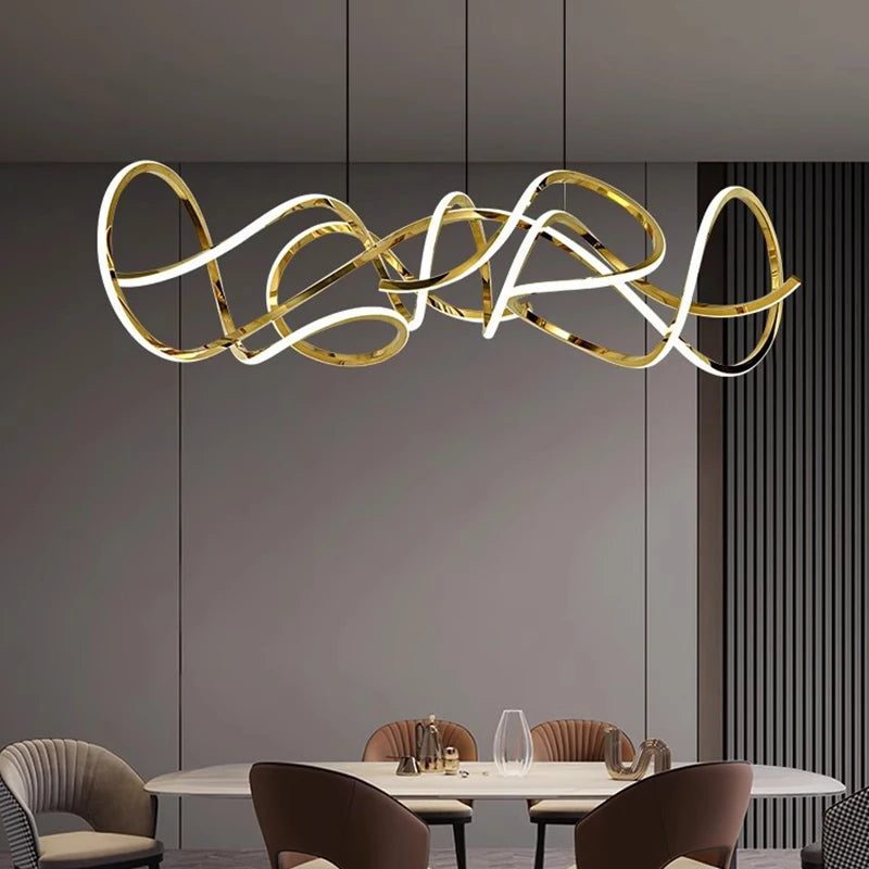 Modern design LED chandelier ideal for interior decor