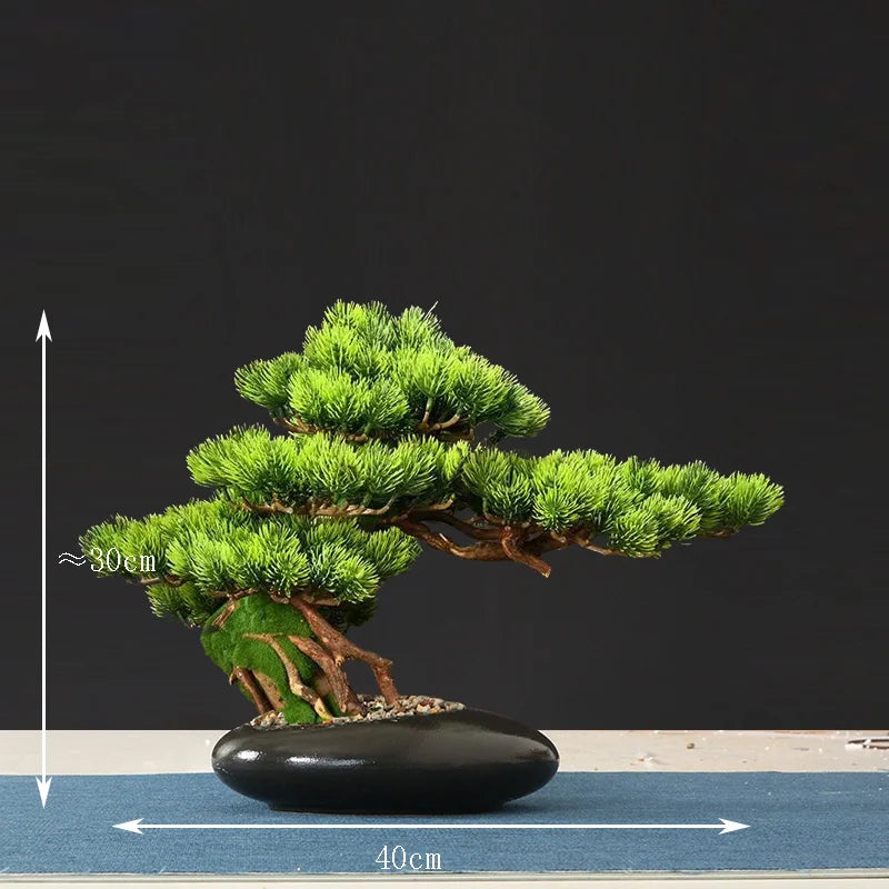 Artificial bonsai tree for indoor decoration and landscaping - vue 25 sur 36