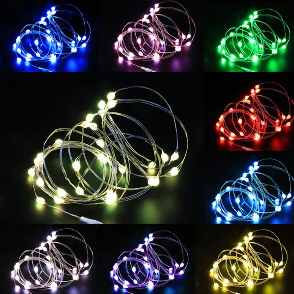 Waterproof USB LED string lights for festive decoration