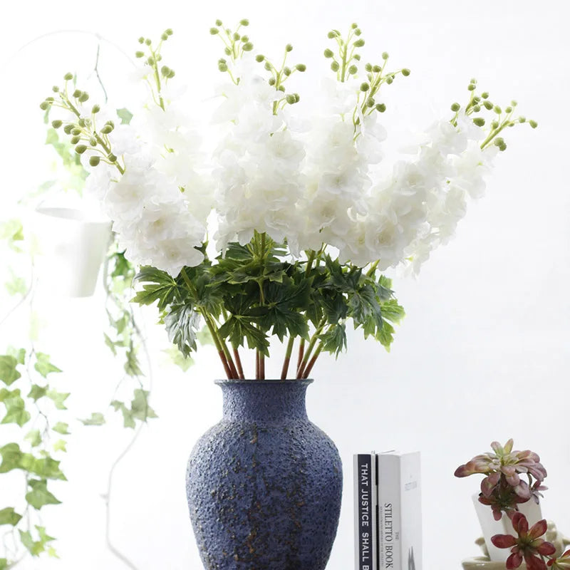 Artificial delphinium hyacinth flowers for wedding decoration