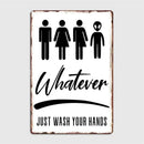 retro metal sign for fun wall decor